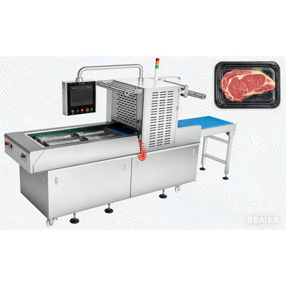 Máquina de Embalagem a Vácuo Flexível para Embalagem de Mariscos Disponível em Estoque