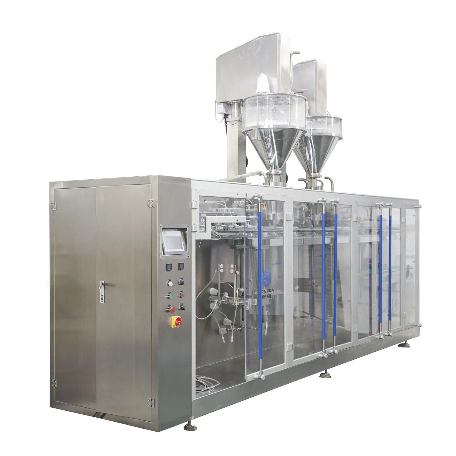 Máquina de Embalagem para Saco com Bico de Doypack Prefabricado Automático para Líquido, Pó e Granulados com Zíper