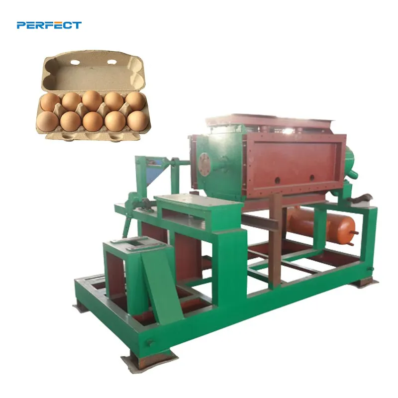 Linha de Produção de Bandejas de Ovos de Baixo Ruído Precisa para Embalagem em Fábrica de Alimentos