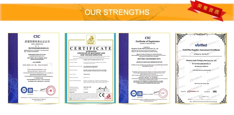 Certificações da Linha de Produção