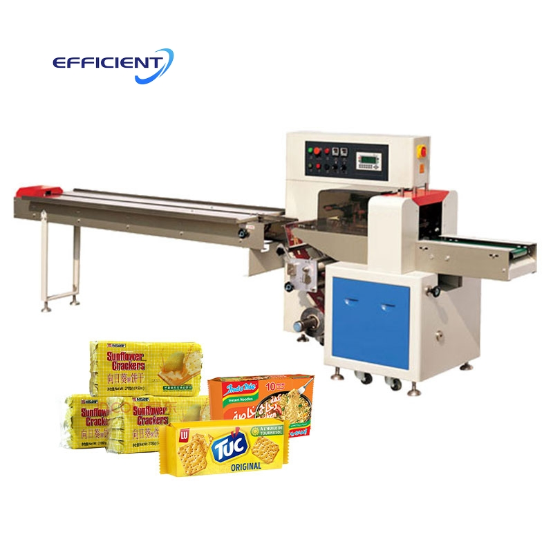 Máquina de Embalagem de Fluxo para Pacote de Almofada Horizontal Pequena para Doces
