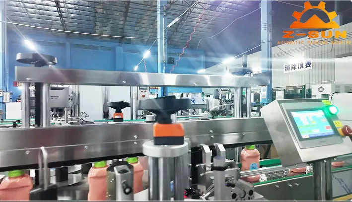 Máquina de Embalagem e Enchimento de Garrafas de Líquido Z-Sun Totalmente Automatizada, Máquina de Embalagem Multifuncional, Máquinas de Embalagem de Alimentos, Linha de Máquina de Tampagem
