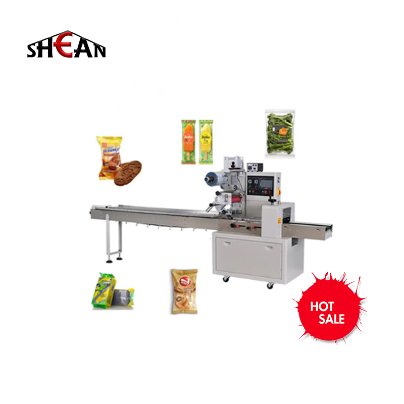 Máquina de Embalagem de Fluxo para Embalar Biscoitos de Chocolate em Barra Horizontal Automática, Embalagem de Sabão, Embalagem de Fluxo, Embalagem de Saco, Embalagem de Almofada