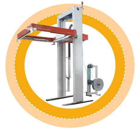 Máquina de Envoltório de Paletes com Braço Rotativo Automático Completo para Embalagem a Vácuo, Envoltório Horizontal de PP para Cartões/Sacos