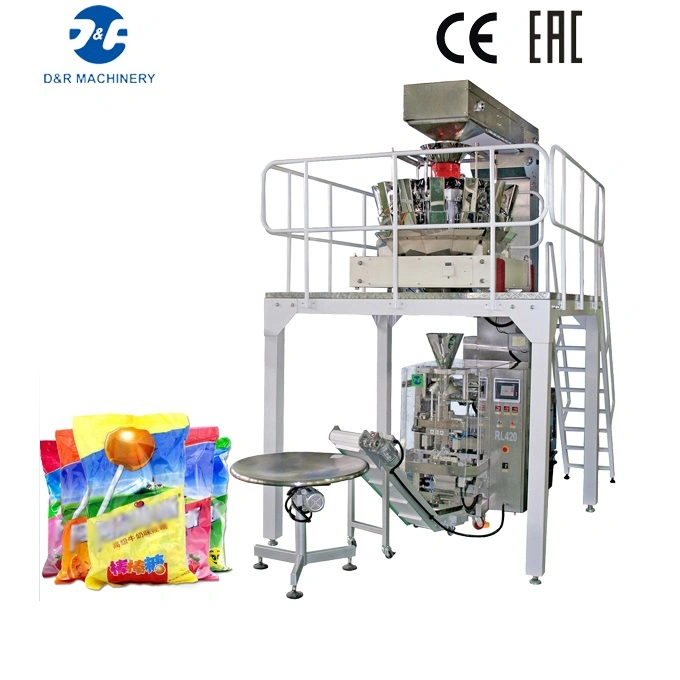 Máquina de Embalagem de Alimentos Popped Máquina de Embalagem Vertical Automática