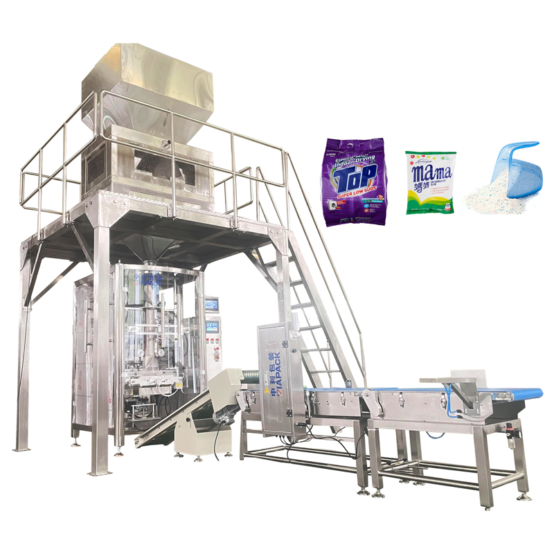 Máquina de Embalagem Automática Vertical Multifuncional Vffs para Pó de Lavagem, Arroz, Café, Nozes, Sal, Molho, Feijões, Sementes, Açúcar, Carvão, Ração para Cães, Areia para Gatos