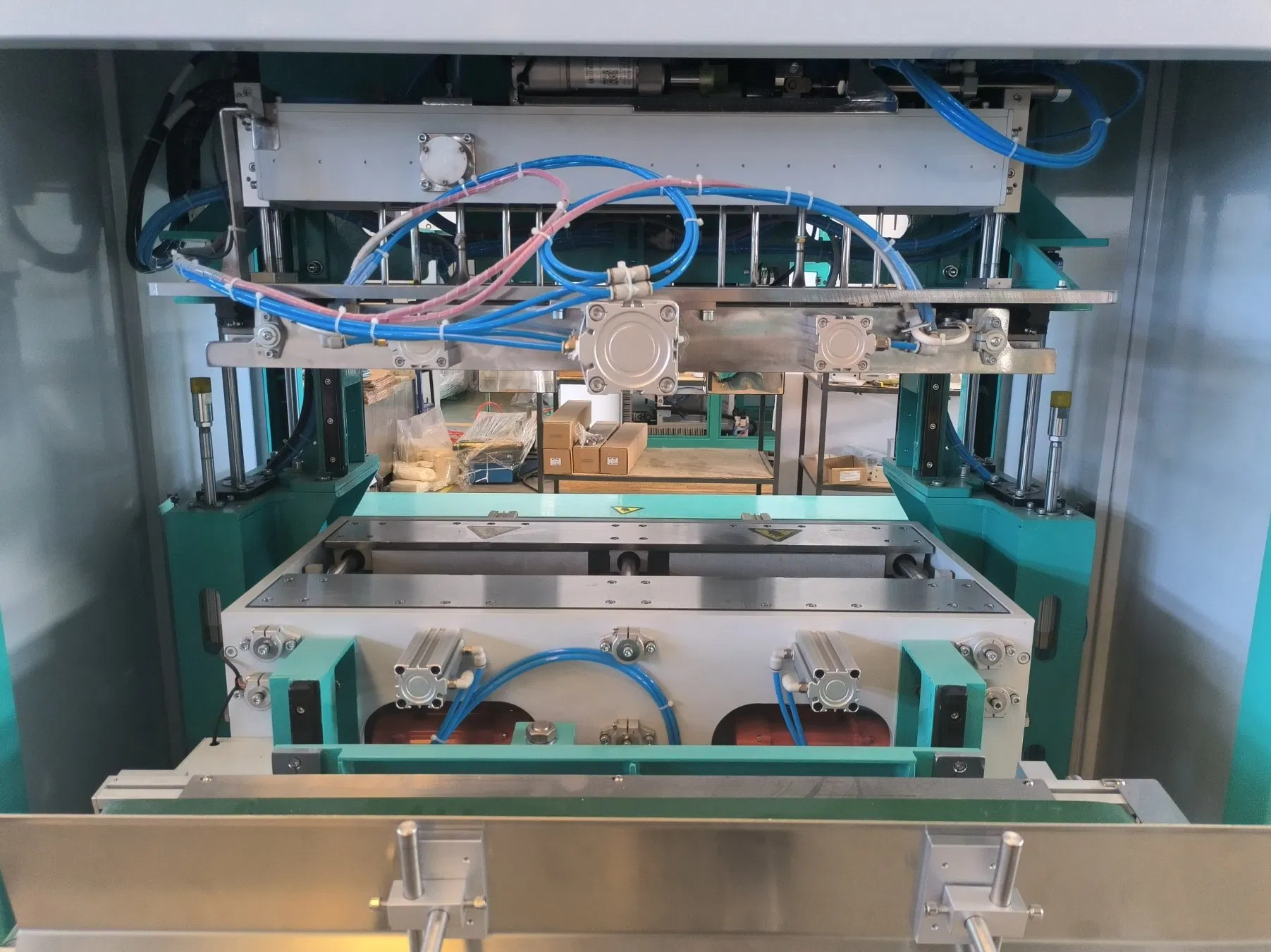 Máquina de Enchimento a Vácuo Ewinall Embalagem em Forma de Tijolo Vácuo Marca Famosa