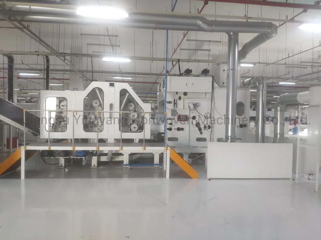 Nova Máquina Automática de Preenchimento de Edredom de Fibra Linha de Produção de Confeção de Cobertores