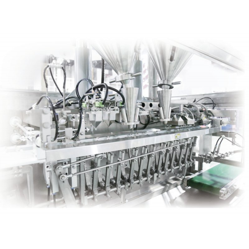110mm Máquina de Embalagem de Pesticida Líquido em Pó Granulado Inteligente Horizontal Automática de Alta Velocidade