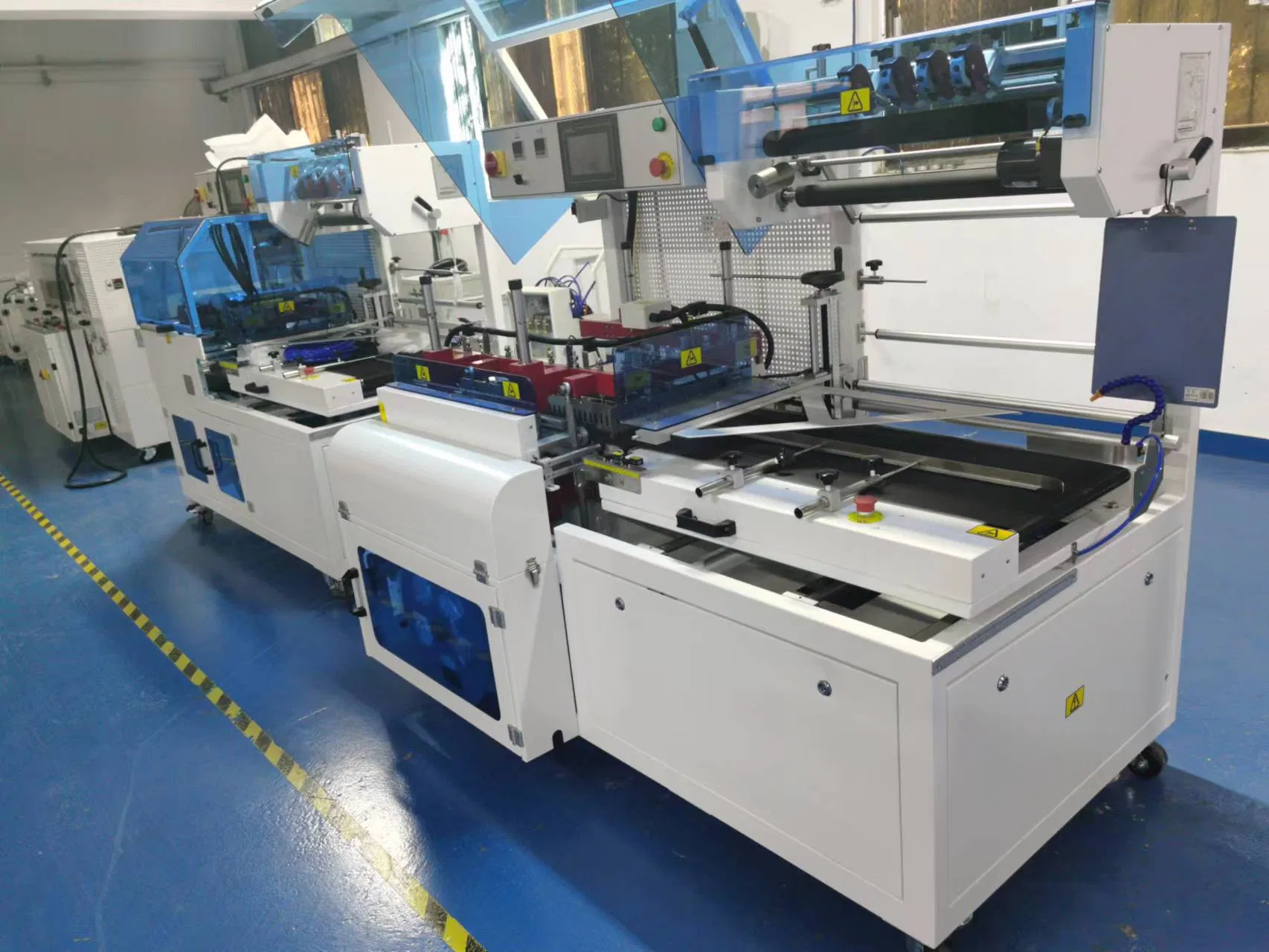 Máquina de Embalagem Encolhível Automática de Alta Velocidade Tipo L para Filme POF/PE Totalmente Automática de Encolhimento e Selagem