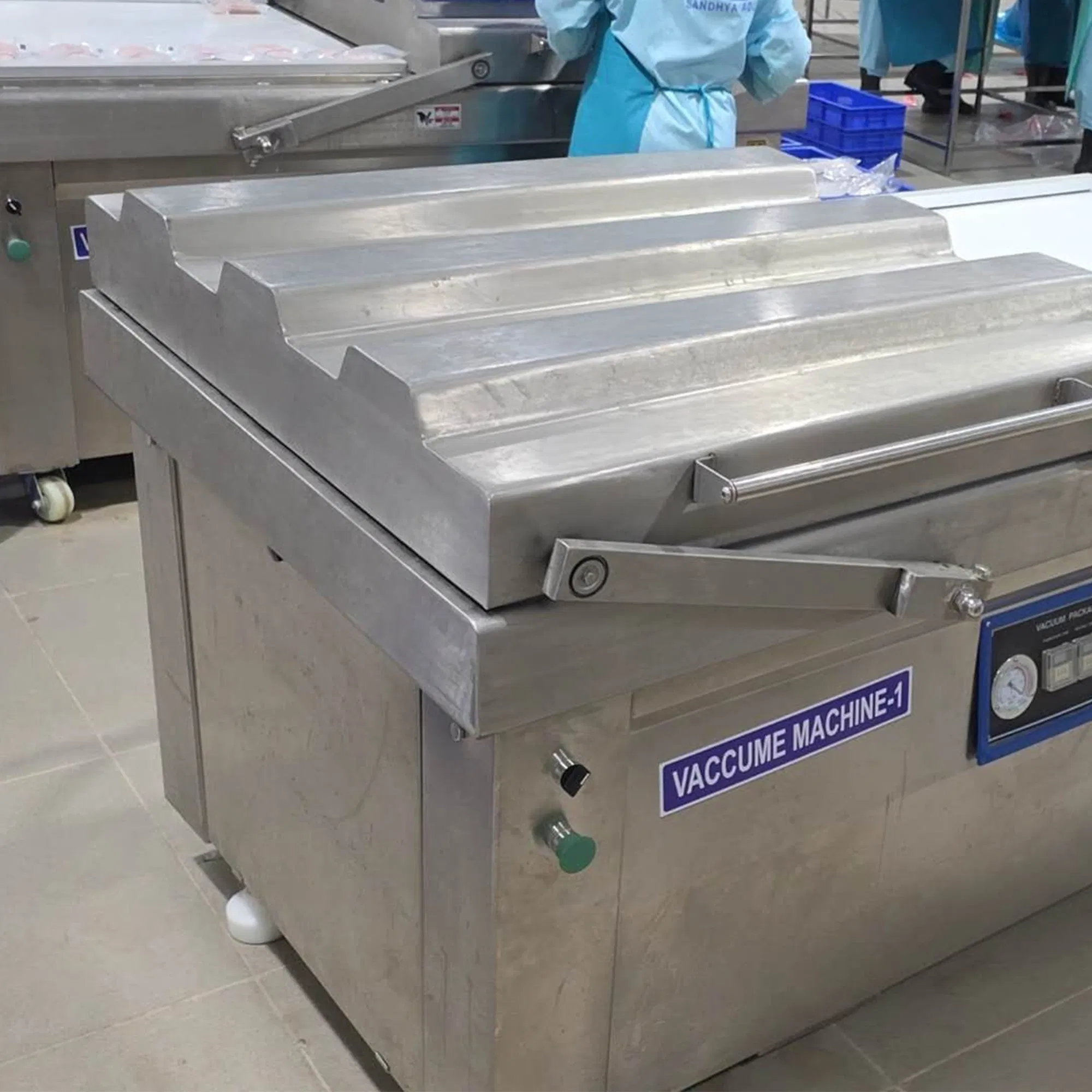 Seladora a Vácuo para Embalagem de Carne em Dupla Câmara
