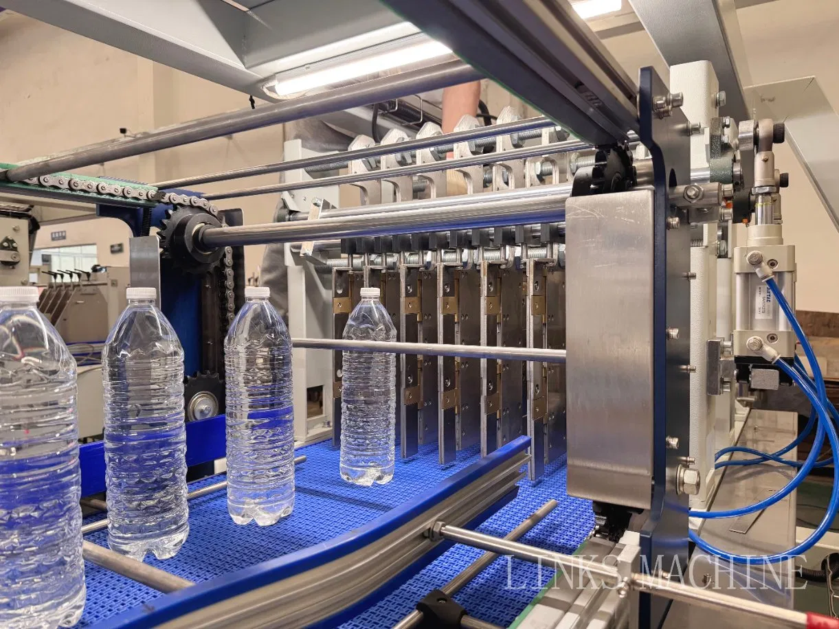 Máquina de Embalagem de Encolhimento Automática para Garrafas com Embalagem Agrupada de Filme de PE
