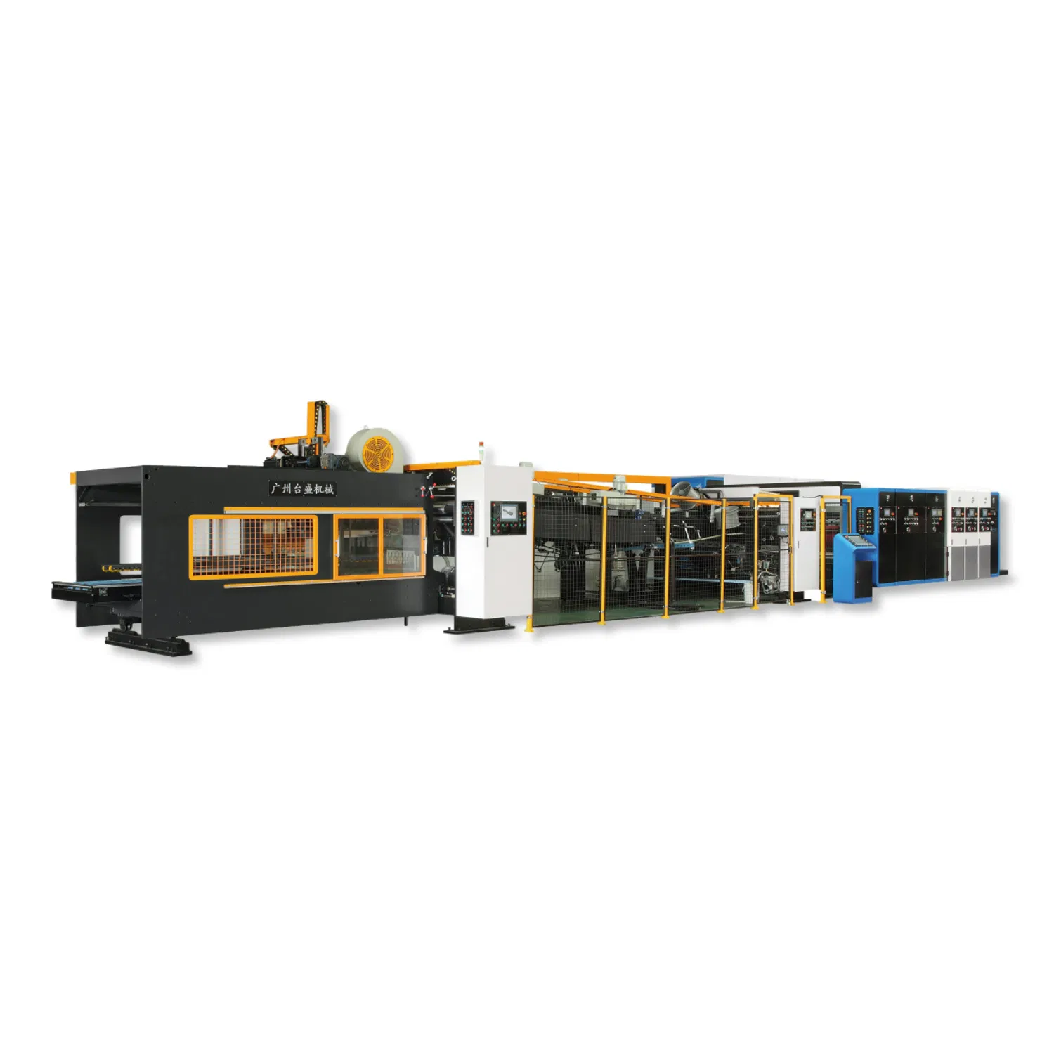 Impressora rotativa automática totalmente automática para corte de matriz, estrangulamento, embalagem de caixas e embalagem de cartuchos