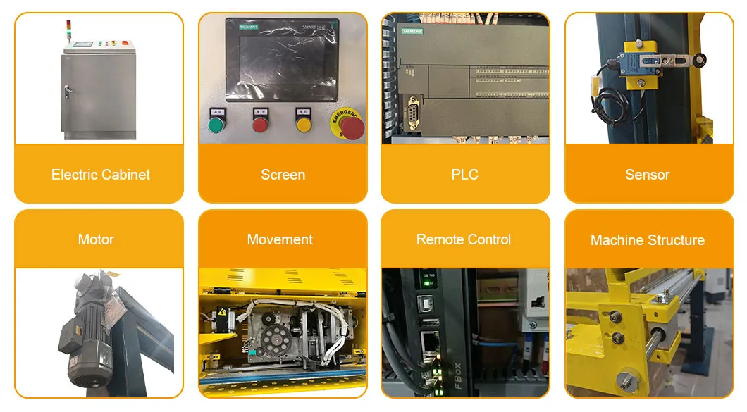 Especificações técnicas da Máquina de Cintagem