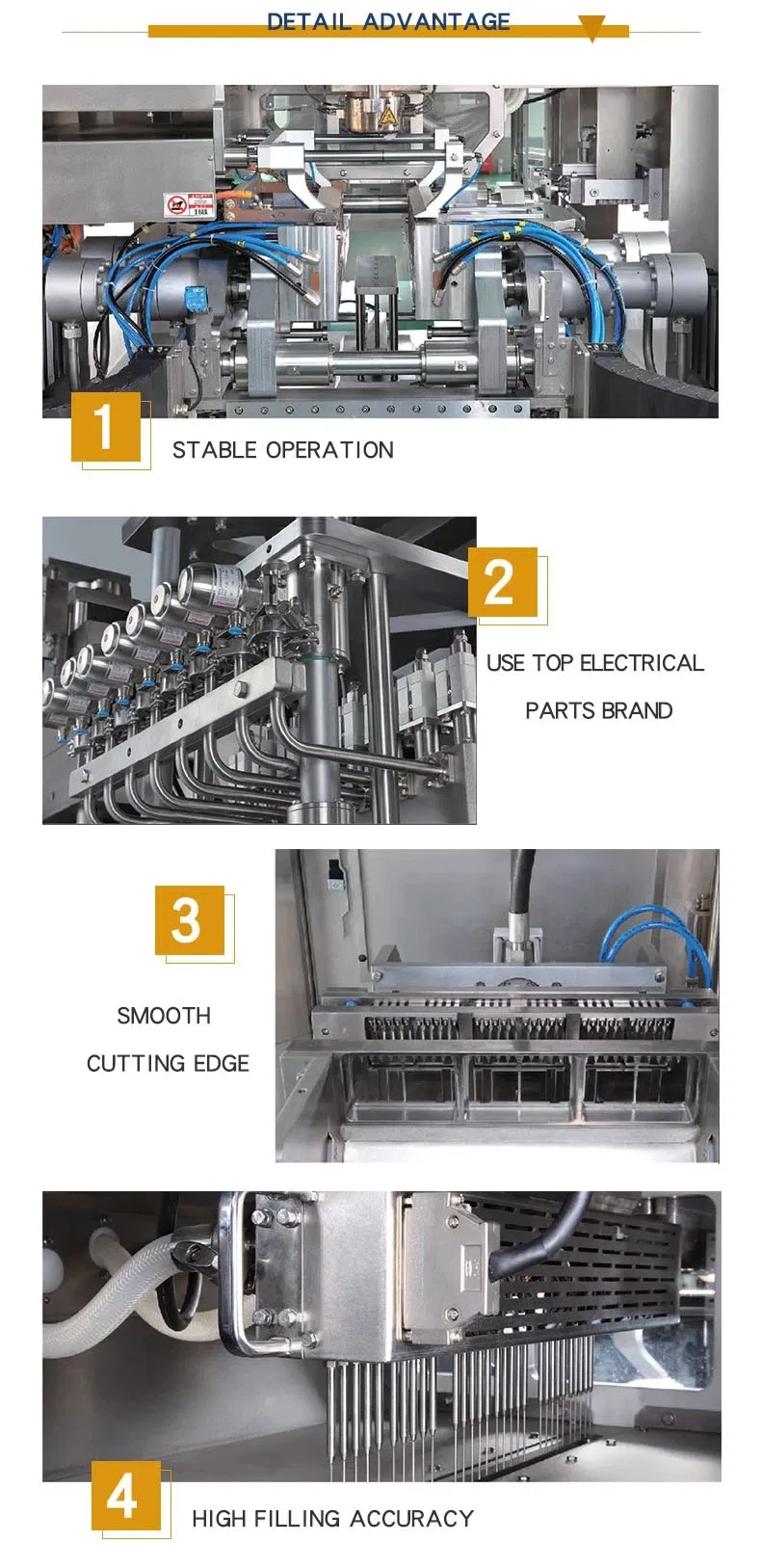 Máquina de Sopro, Preenchimento e Selagem de Ampolas Plásticas