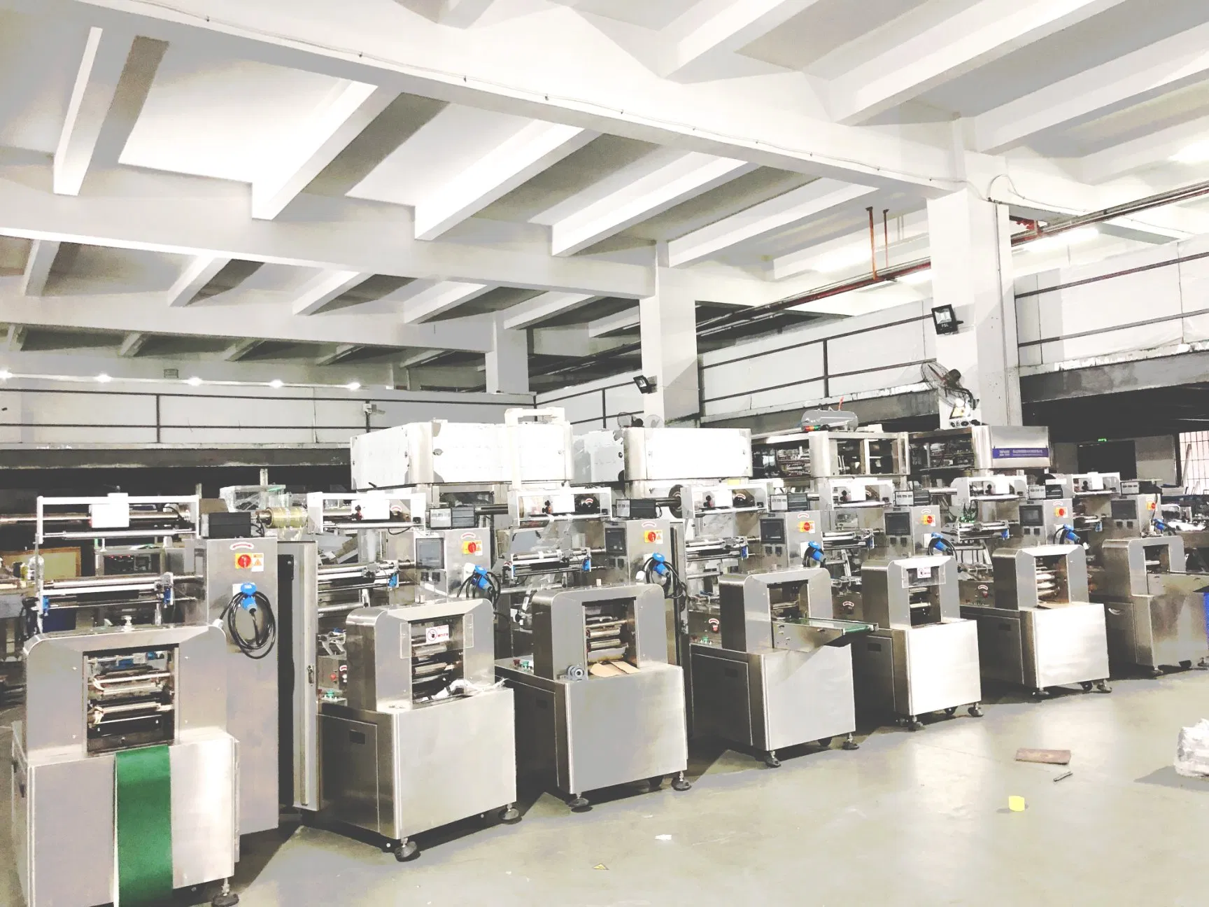 Máquina de Embalagem Automática para Pão Pita Libanês em Pacote de Almofada com Equipamento de Embalagem de Rusk de Fluxo Horizontal