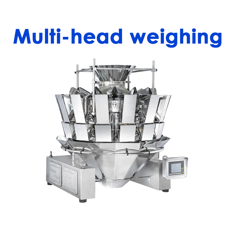 Máquina de Embalagem Automática Vffs de Alta Velocidade com Servo Duplo e Balança Multicabeça para 50-100 Snacks Chips Grammy