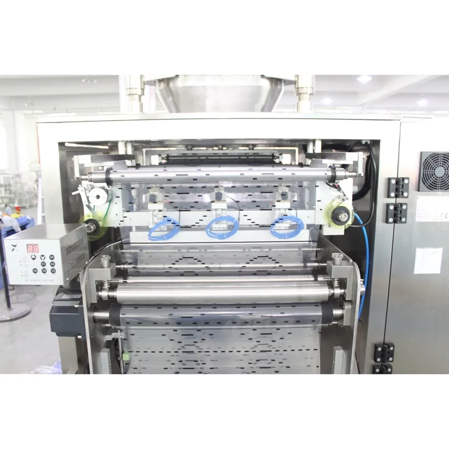 Máquina Automática de Alta Velocidade para Enchimento de Alimentos em Múltiplas Faixas e Selagem de Pequenos Sachês para Embalagem de Pó de Suco, Medicamentos e Cosméticos