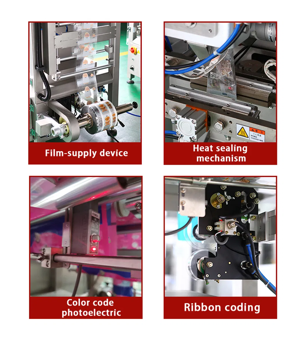 Componentes Detalhados da Máquina de Embalagem