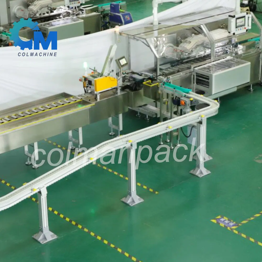 Linha de embalagem de cartuchos totalmente automática para alimentos, medicamentos e produtos químicos diários