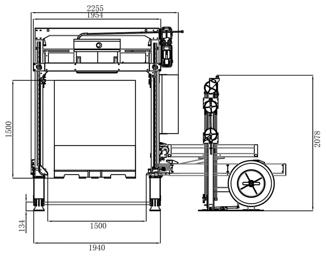 Dimensões MK300 Vista Frontal