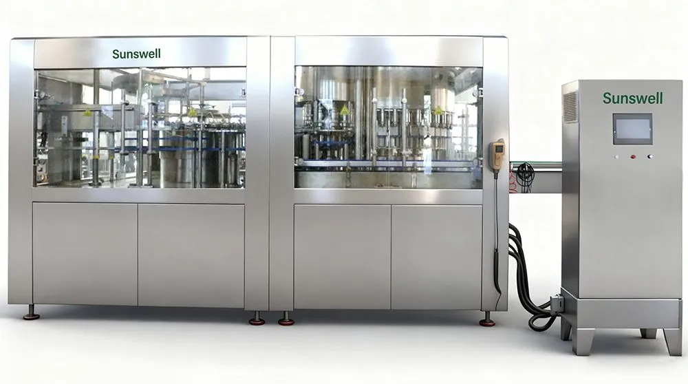 Linha de Produção Automática de Enchimento de Garrafas de Água