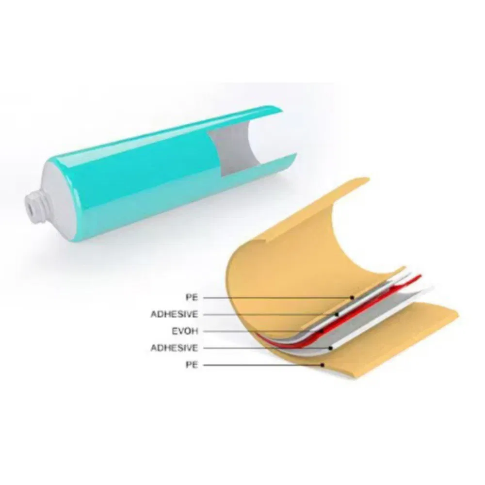 Linha de Extrusão de Tubo de Plástico Macio para Lavagem Facial de Múltiplas Camadas para Embalagem de Pasta Alimentícia