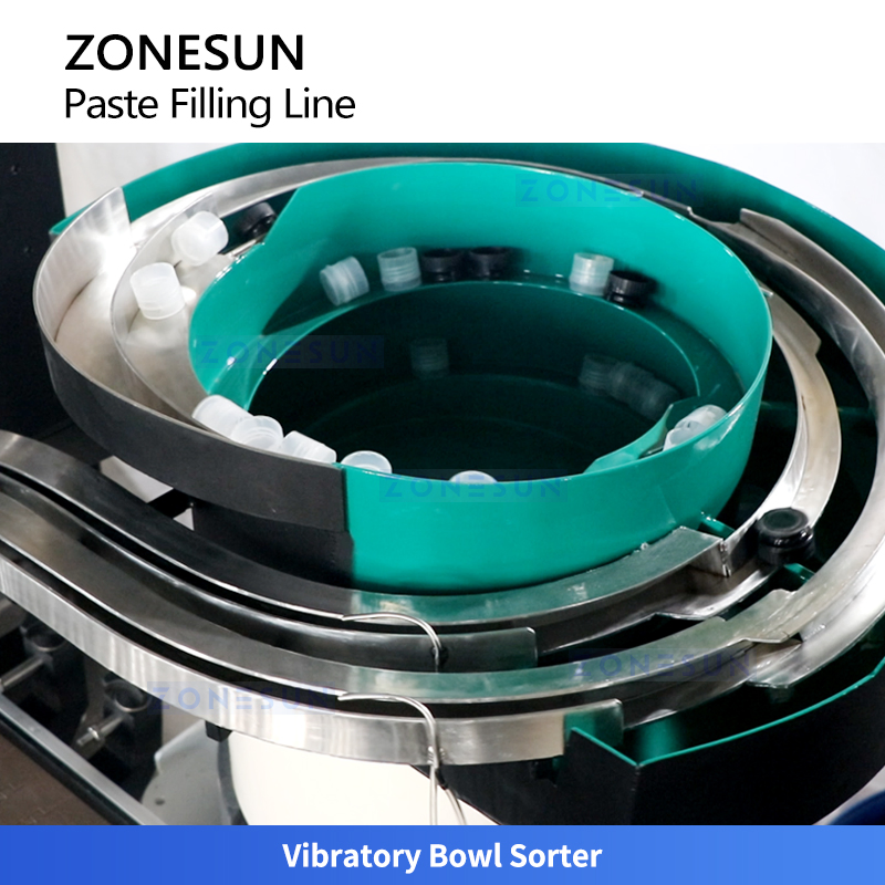 Zonesun Zs-Yt6t-6px Máquina Automática 6 de Enchimento, Tampagem e Rotulagem com Servo para Creme, Loção, Cosméticos e Linha de Embalagem de Cuidados Pessoais