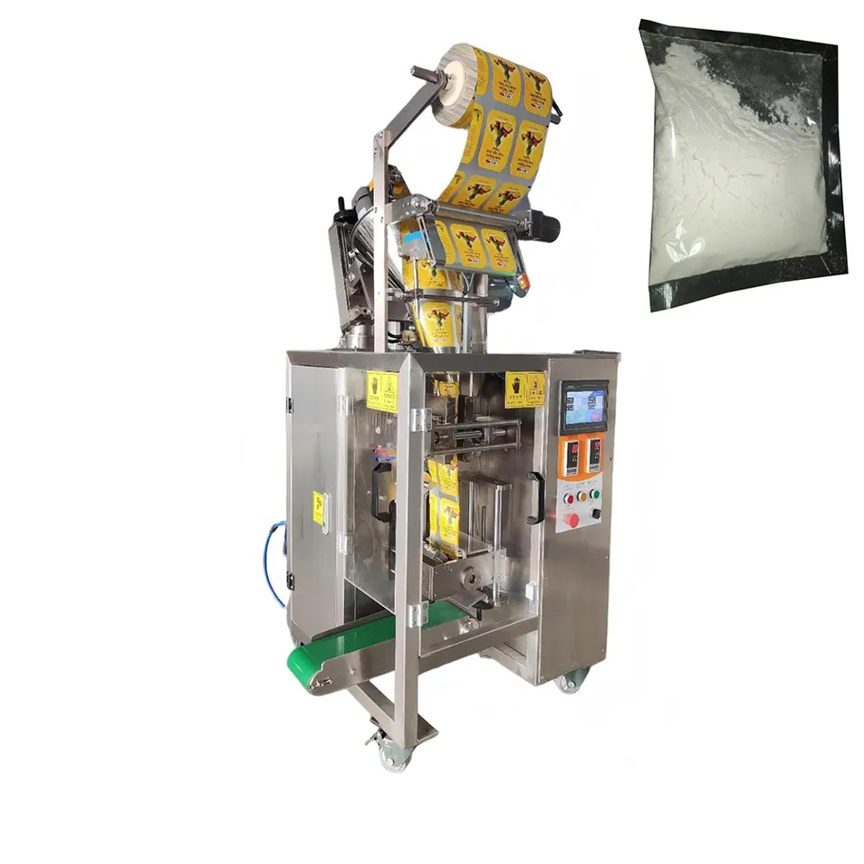 Máquina de Embalagem de Pó de Açúcar Vertical Multifuncional Automática e Máquina de Enchimento