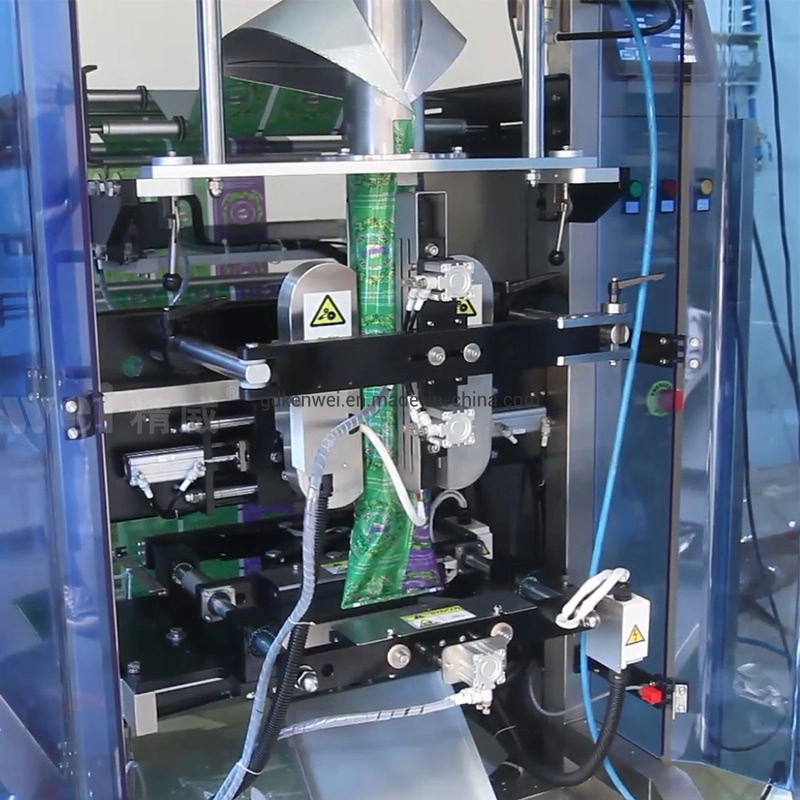 Máquina Automática de Embalagem Vertical Multifuncional com 14 Cabeça de Balança Multicabeça para Pesagem e Embalagem de Grânulos