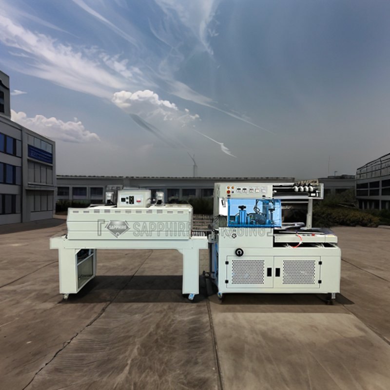 Máquina de Embalagem Térmica de Encolhimento Automática de Alta Qualidade com Máquina de Selagem e Corte Integrada L450/L550