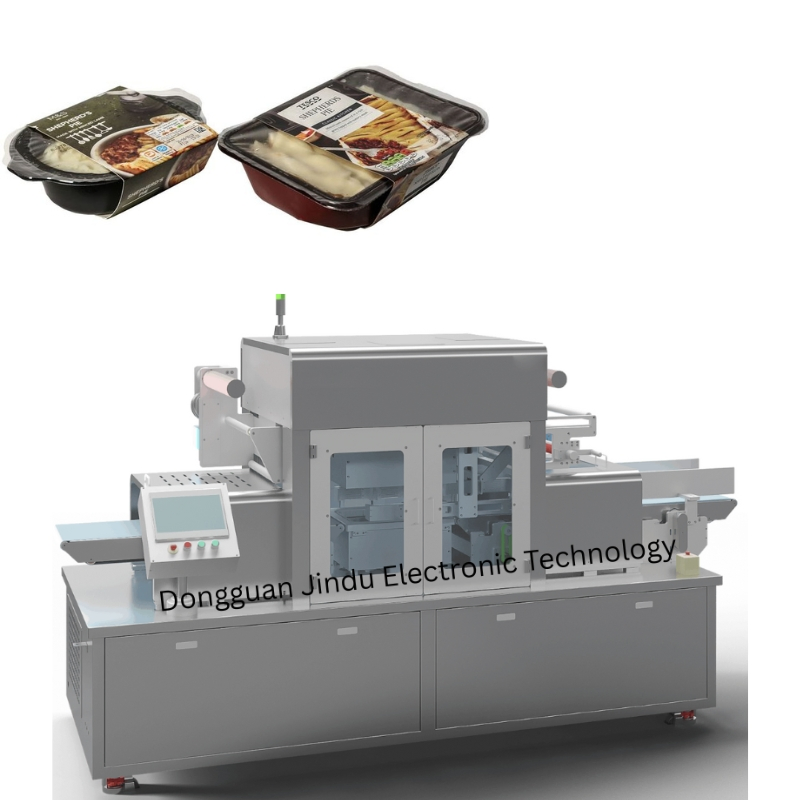 Linha de Embalagem em Atmosfera Modificada para Salada Pronta para Comer Totalmente Automática