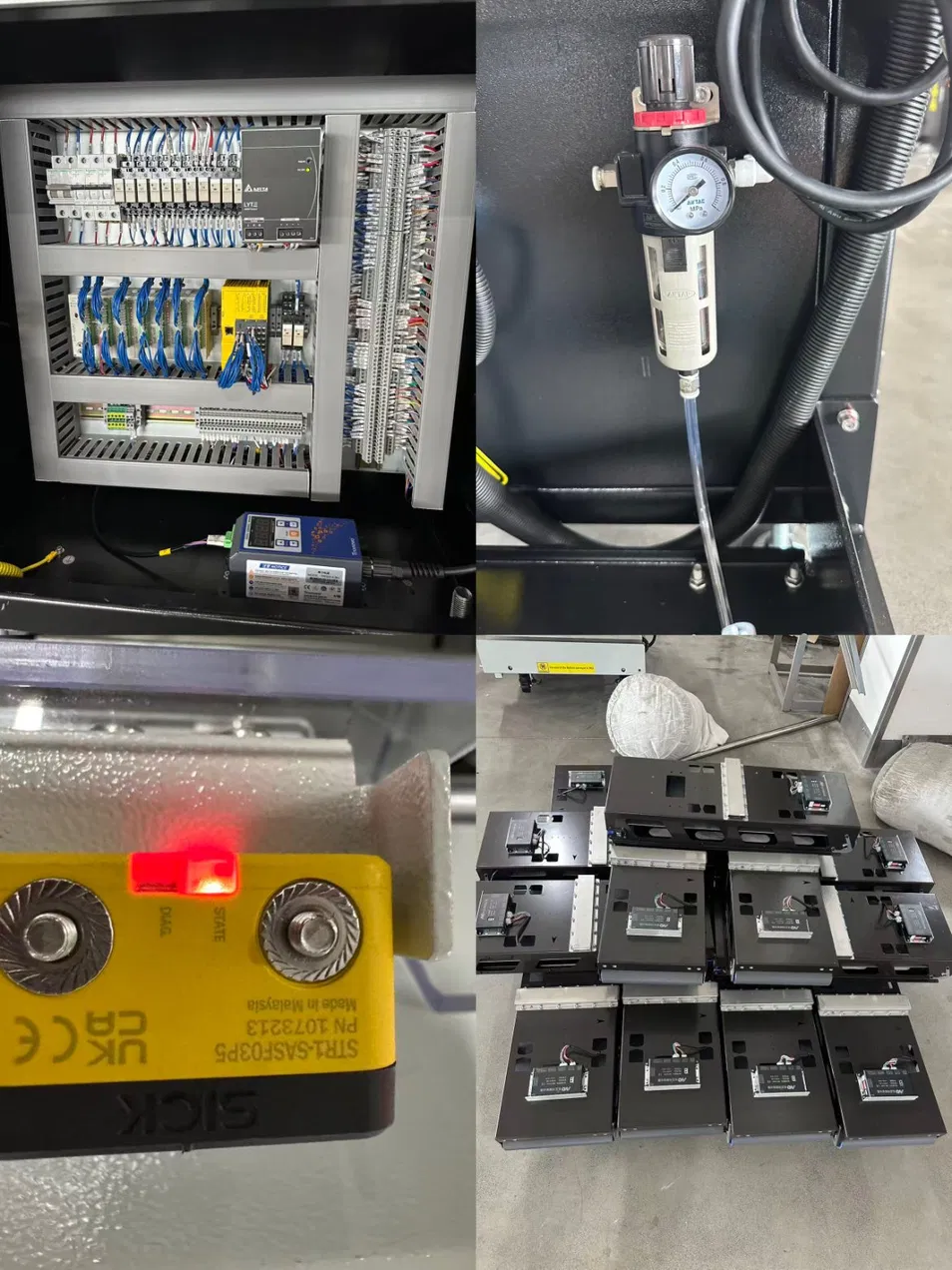 Detalhe Técnico da Máquina de Embalagem