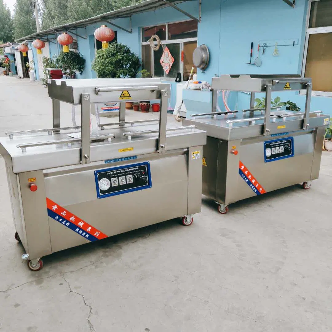 Máquina de embalagem a vácuo para selagem de pacotes de frutos do mar em alta venda