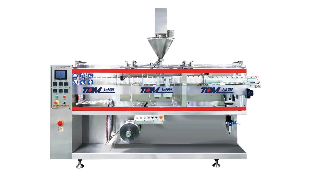 Máquina de Embalagem de Pesticida Líquido em Pó Granulado Inteligente Horizontal Automática de Alta Velocidade