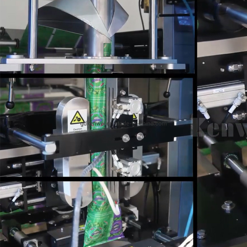 Máquina Automática de Embalagem Vertical Multifuncional com 14 Cabeça de Balança Multicabeça para Pesagem e Embalagem de Grânulos