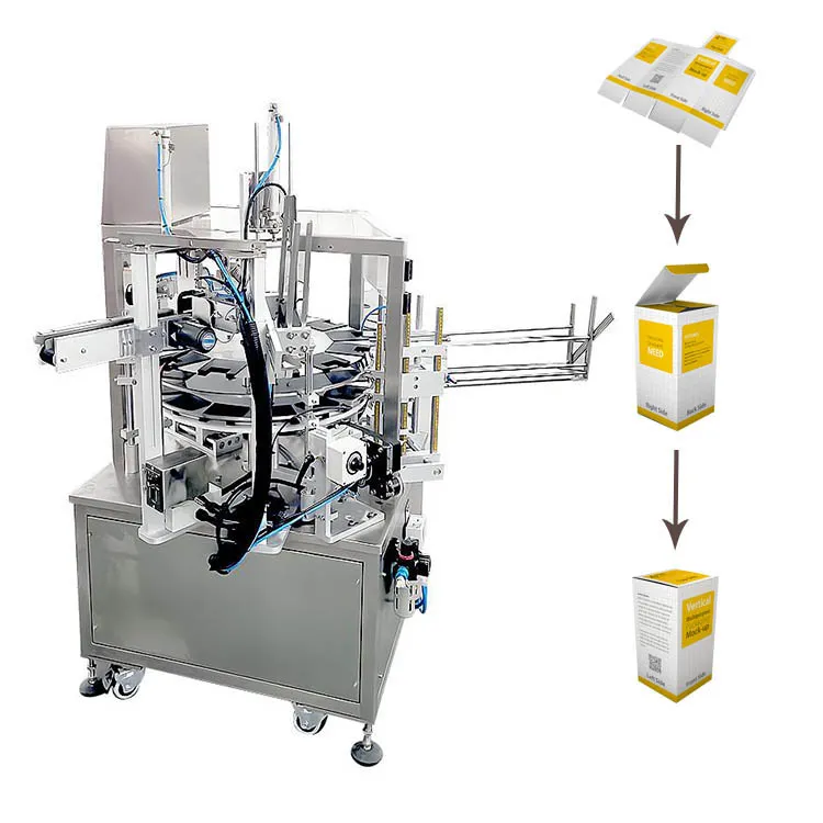 Máquina de Embalagem de Caixa de Papel Automática