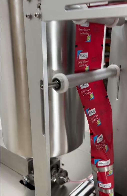 Máquina de Embalagem de Sachês de Molho de Pimenta Automática com Cilindro de Mistura Aquecido