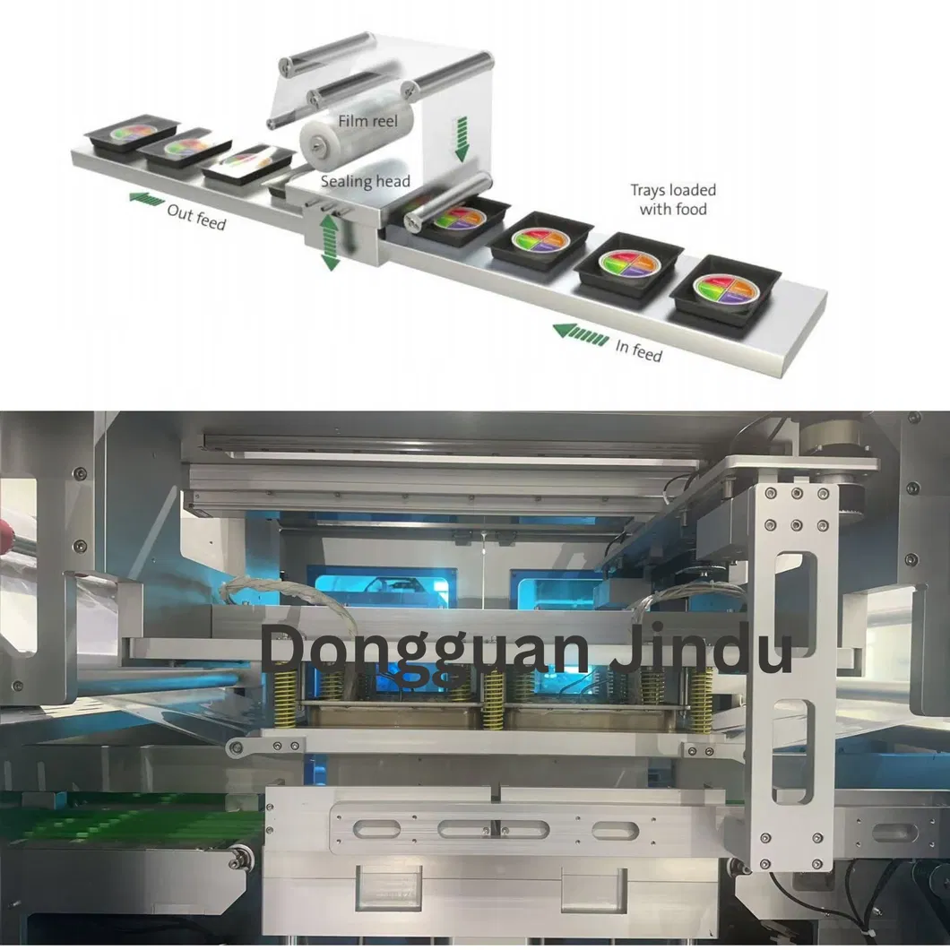 Máquina de Embalagem em Atmosfera Modificada para Selagem de Bandejas de Frutas Frescas e Manutenção de Legumes