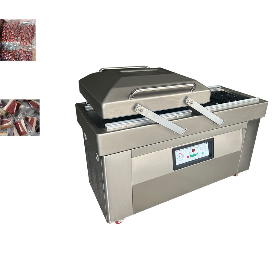 Máquina de Embalagem a Vácuo para Vegetais, Frutas, Pacotes, Frango, Cordeiro, Carne, Presunto, Linguiça