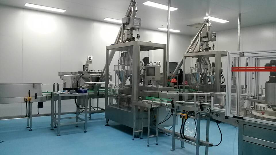 Linha de Embalagem Automática de Leite em Pó