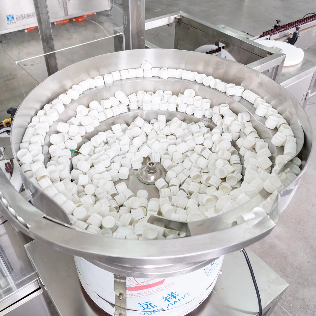 Linha de Produção de Lavagem, Enchimento, Tampagem e Rotulagem de Frascos de Líquido Oral Totalmente Automática