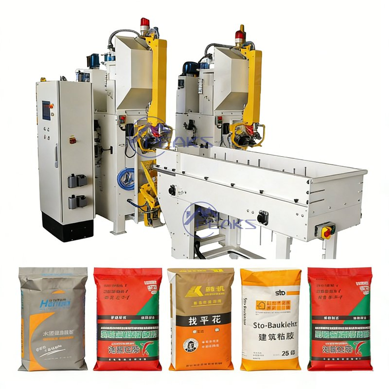Máquina de Embalagem de Fertilizante Totalmente Automática e Resistente à Corrosão 25kg 30kg Máquina de Enchimento de Sacos com Válvula para Carbonato de Sódio, Material Refratário, Cimento/Morta Seco
