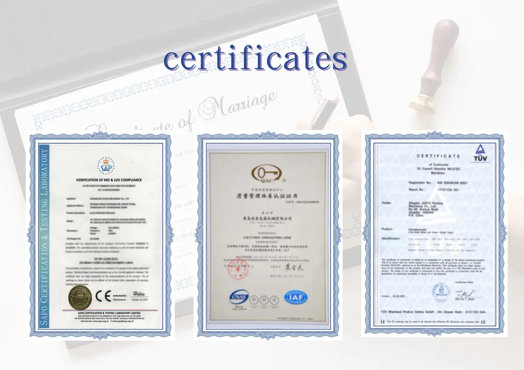 Certificados de Qualidade
