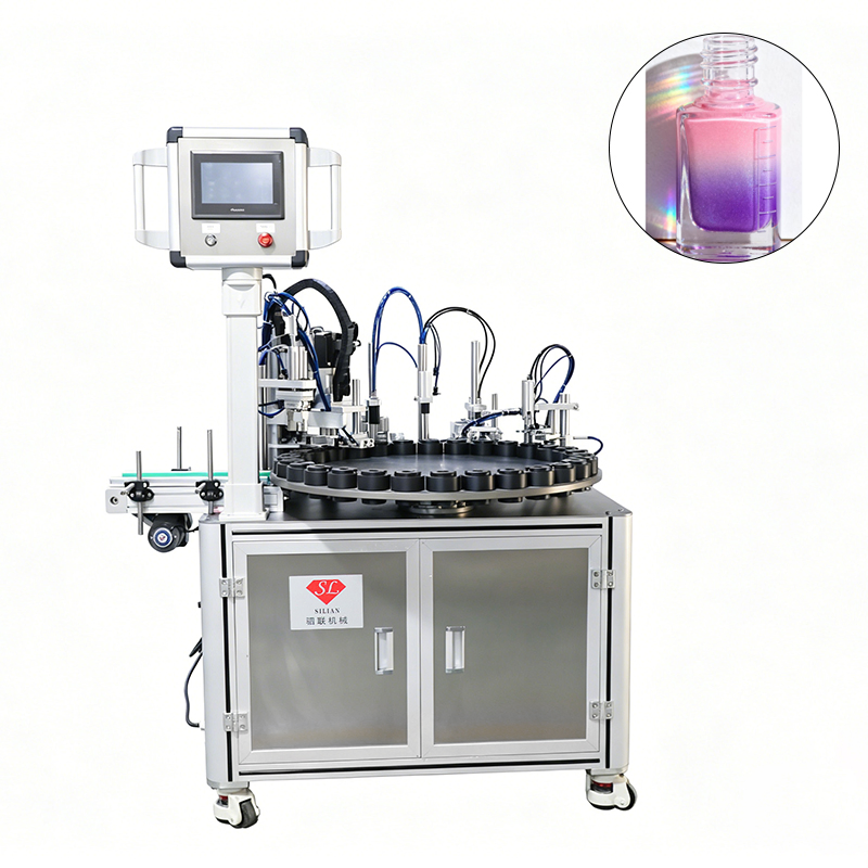 Máquina Automática de Enchimento e Embalagem de Esmalte Líquido para Unhas