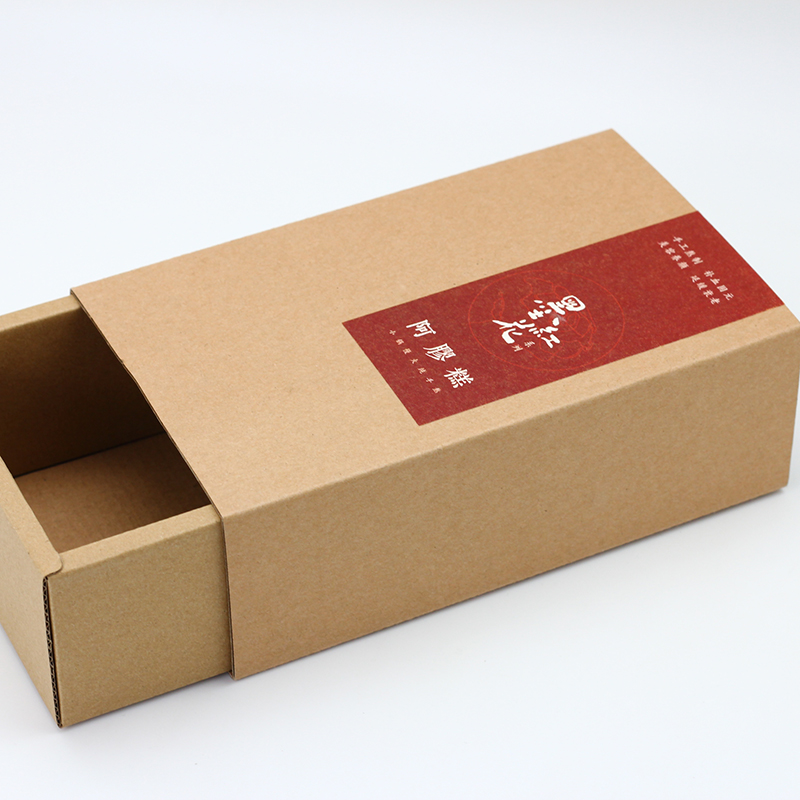 High-Quality Corrugated Kraft Paper Sliding Box Two Pieces Socks Packaging Factory, Company
