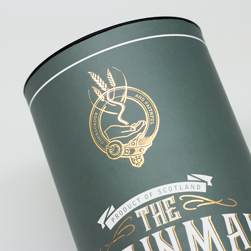 CE Certification Spot UV Metal Cap Wine Bottle Paper Packaging Tubes Company, Companies