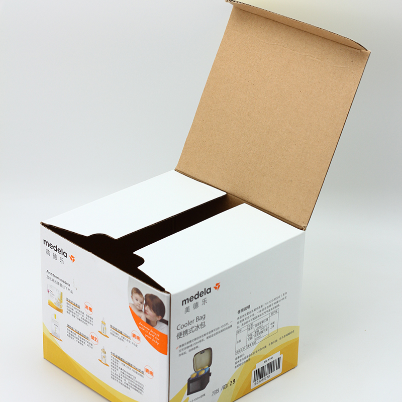 Wholesale Snap Lock Bottom Corrugated Packaging Box Custom Print for Portable Ice Packaging Manufacturers, Service