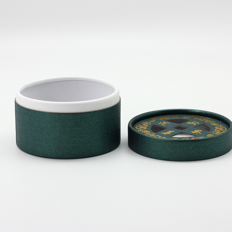 ODM Tea Packaging Custom Paper Gift Tube With Die Cut Window Lid Suppliers, Service