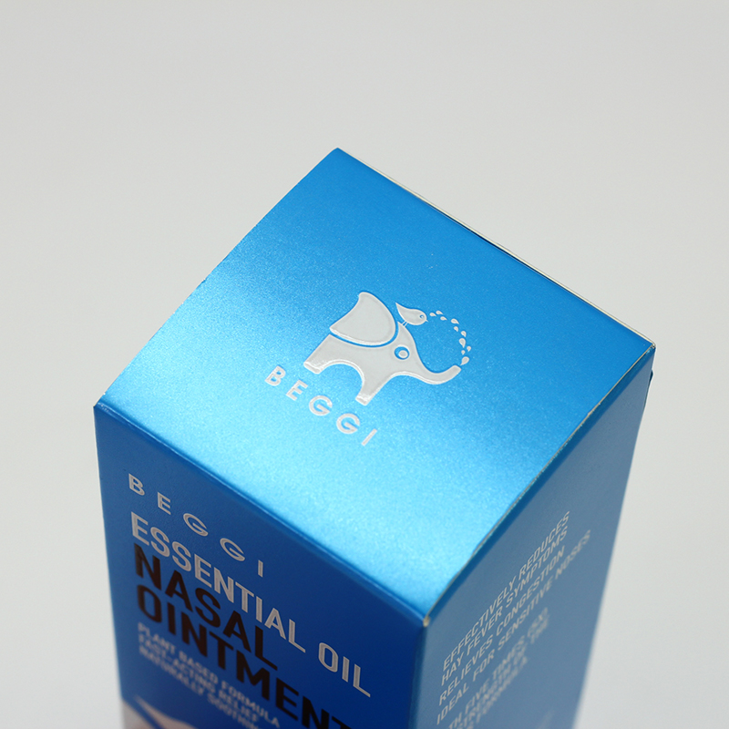 ODM Biodegradable Silver Paper Folding Carton Box Embossing Logo  Manufacturer, Product